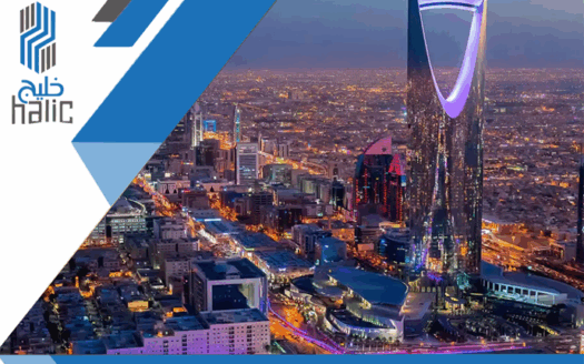 A panoramic view of Riyadh's skyline showcasing modern skyscrapers and urban development.
